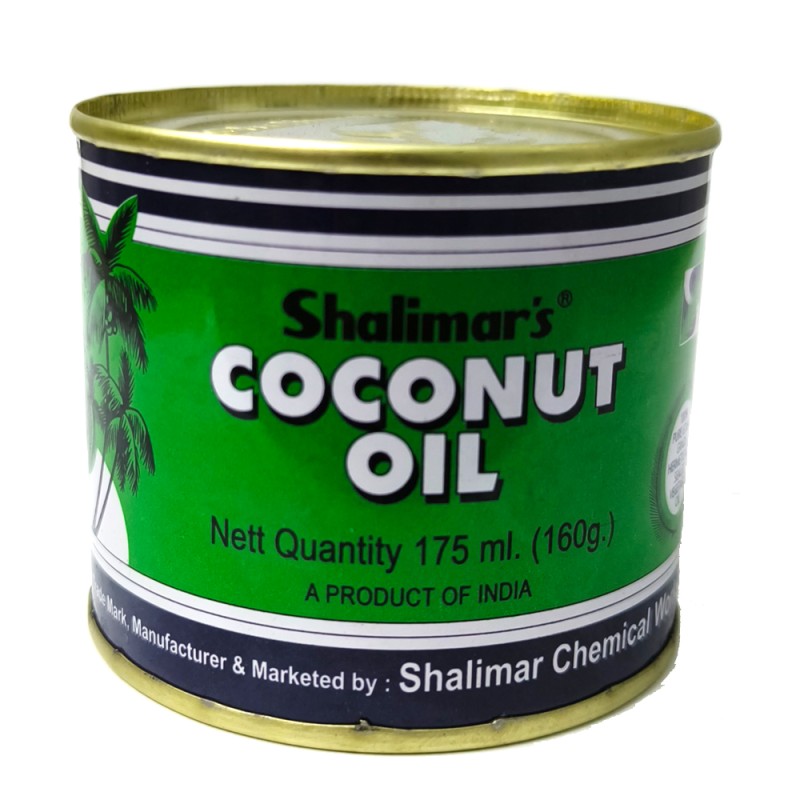 SHALIMAR'S COCONUT OIL GREEN TIN 175 ML  PACK OF 2